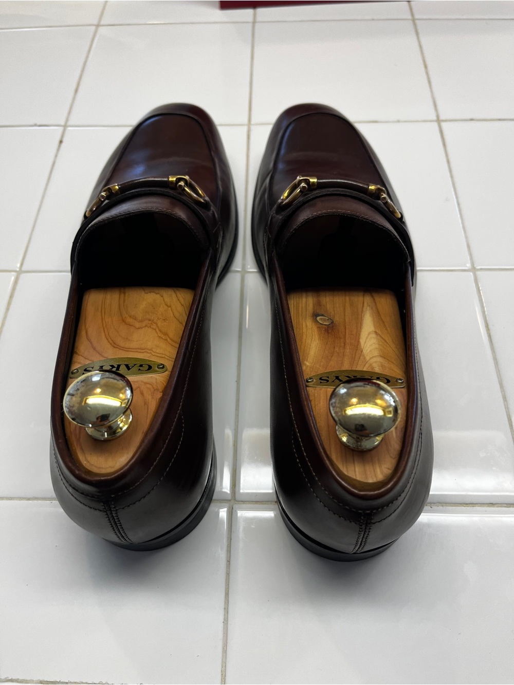 Salvatore Ferragamo Dark Brown Leather Bit Loafers - Picture 2 of 10